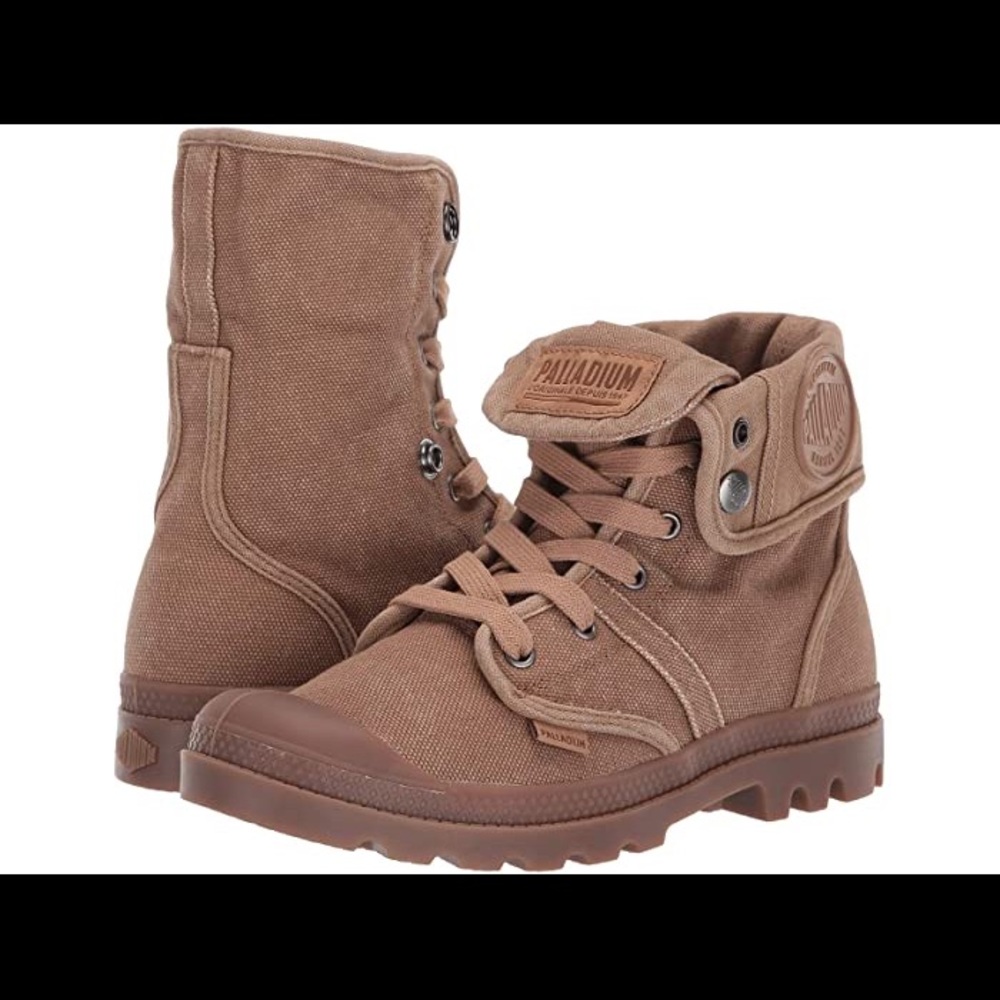 Tan Palladium Boots